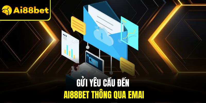 Gửi yêu cầu đến Ai88bet thông qua email